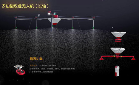 珠海羽人谷上飞20L多功能农业无人机(长轴)
