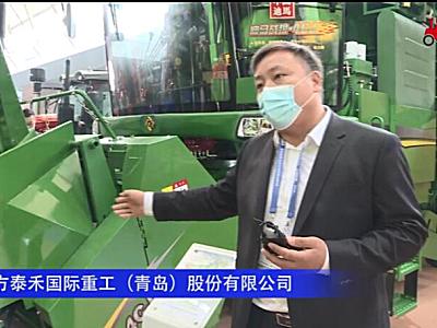 迪马4YZ-4CJ自走式茎穗兼收玉米收割机--2020中国农机展