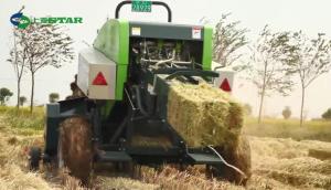 世达尔水稻秸秆回收作业视频