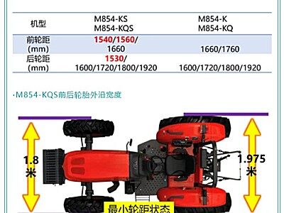 久保田85馬力窄輪距拖拉機產品簡介紹