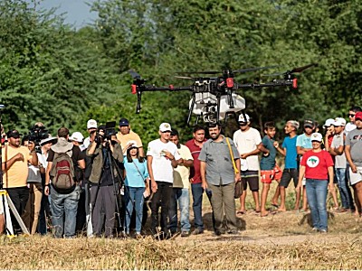 极飞智能装备落地巴西农业机械化示范农场