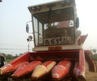 雷沃中四行玉米收