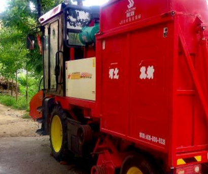 冀新三行玉米收割機