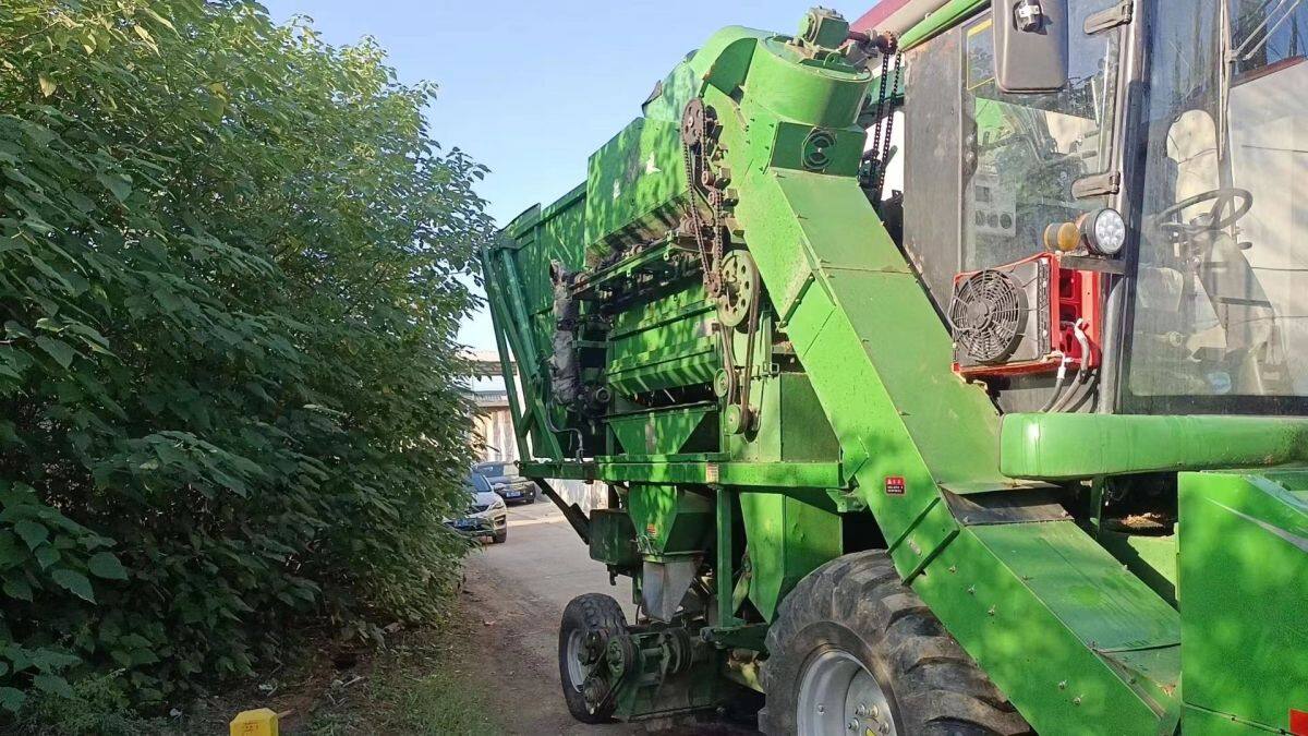 迪马4YZJ-4B玉米茎穗兼收获机