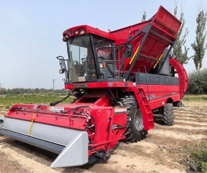新疆牧神4JZ-3600B型自走式辣椒收獲機(jī)