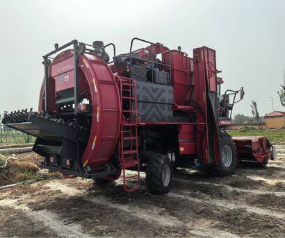 新疆牧神4JZ-3600B型自走式辣椒收獲機(jī)