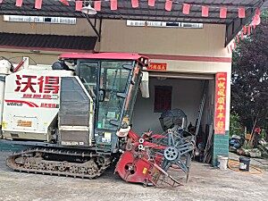 二手沃得旗舰版收割机