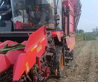 英虎4YJ-4FR自走式玉米莖穗兼收收割機