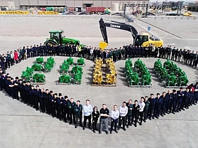 约翰迪尔天津发动机工厂迎来第25,000台下线