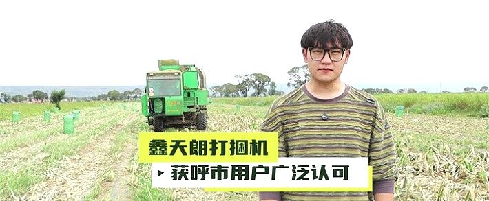 青储黄储均可收，鑫天朗打捆机获呼市用户广泛认可