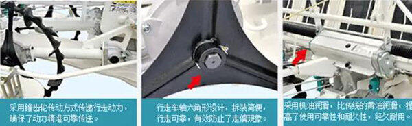 久保田SPW-48C手扶式水稻插秧机锥齿轮、 车轴、 送秧箱