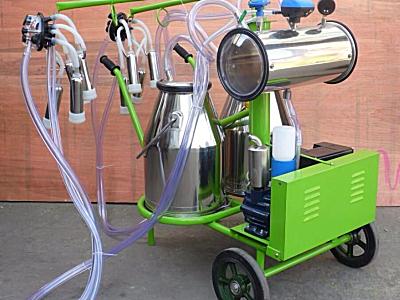 惠农双桶移动式挤奶机