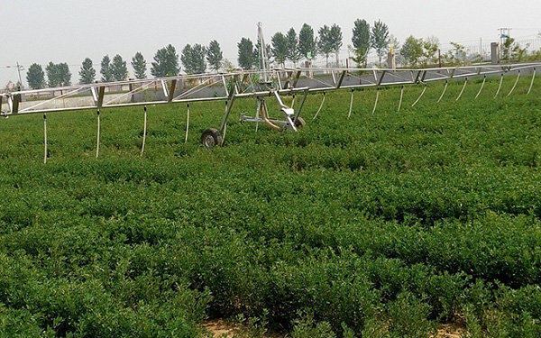 鑫農8SJY-2-32型雙臂卷盤拖管移動式水肥一體灌溉機
