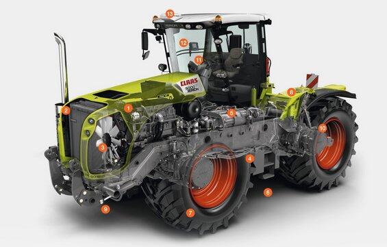 CLAAS（科乐收）XERION 4500轮式拖拉机