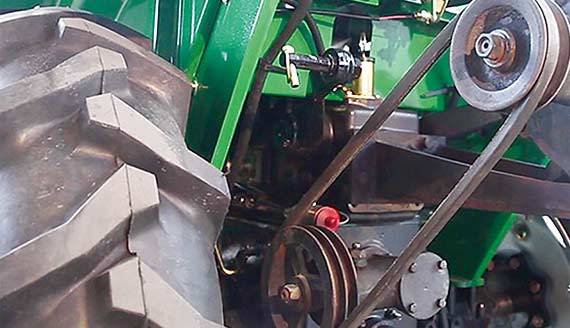 常发CFA300轮式拖拉机可选配皮带传动式动力输出装置