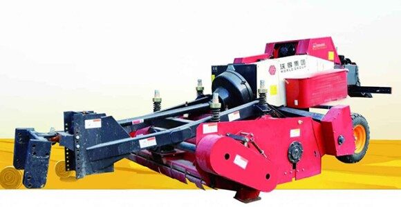 沃得9YFG-2200单轴秸秆切割揉碎方捆打捆机