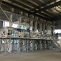 建新30-100吨平台式成套碾米设备
