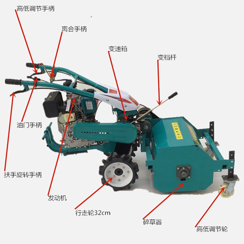 統延TY60CW果園碎草機秸稈還田機