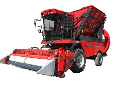 新疆牧神4JZ-3600B型自走式辣椒收獲機