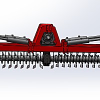红乐400三折叠旋耕机