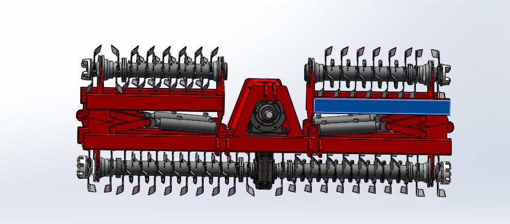 红乐1JSN系列三折叠旋耕机