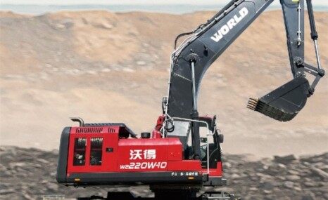 沃得W2220W-10輪式挖掘機