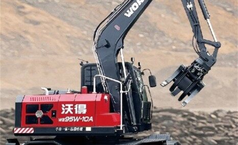 沃得W295W-10A輪式挖掘機