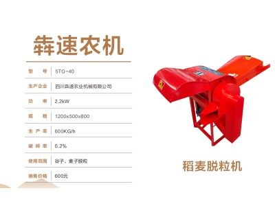 犇速5TW-40稻麥脫粒機