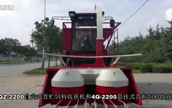 隆硕4QZ-2200自走式青贮饲料收获机作业视频