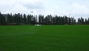 亿天航农业植保无人机现场作业视频