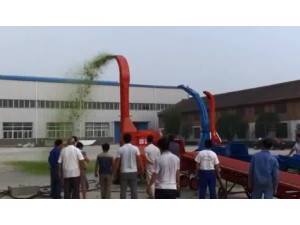 洛阳四达9Z-30青贮铡草机作业视频