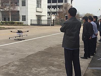 廣宇航空10公斤無人機現場組裝現場試飛視頻