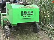 曲阜圣隆玉米秸秆粉碎打捆一体机作业视频