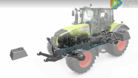 科乐收（CLAAS)ARION650-530拖拉机扩展农具视频