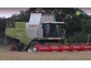 科樂收（CLAAS)LEXION750收割機作業(yè)實拍視頻