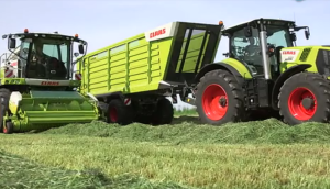 科乐收（CLAAS)青贮机自动跟踪草铺系统视频
