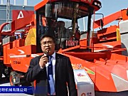 山东巨明4YZP-688玉米收割机视频详解—2018国际农机展