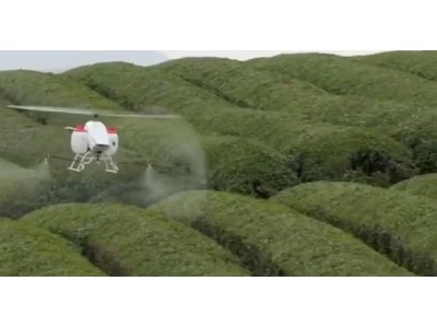 汉和航空水星一号植保无人机宜兴茶园作业视频