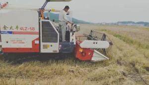 金大豐-2018款新款水稻機(jī)收割小麥和油菜視頻