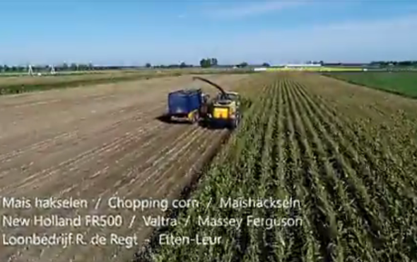 纽荷兰FR500青贮机-作业视频