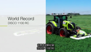科乐收（CLAAS）牧草设备创造新的世界割草纪录-作业视频