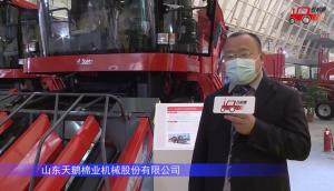 天鵝棉業4YZ-4H玉米收獲機-2021中國農機展