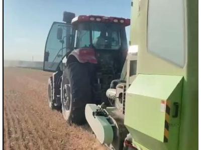 2023年顺邦小麦秸秆打包作业视频