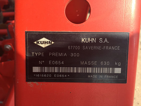 库恩Premia 300条播机