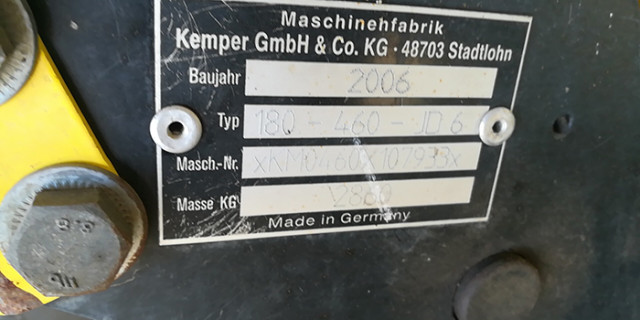 德国Kemper冠**460青贮机割台
