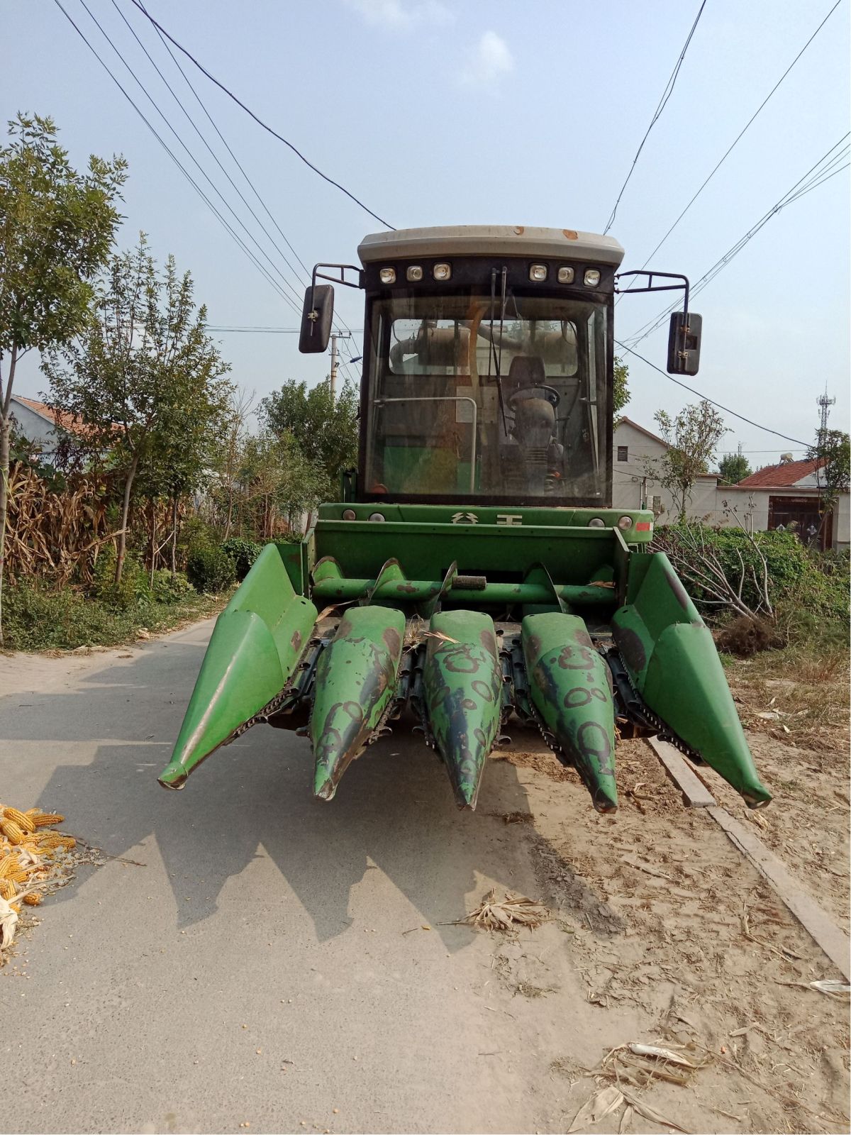 谷王4YZ-4C玉米收割机