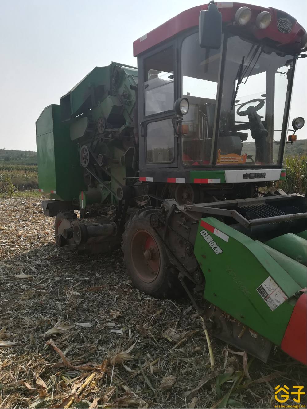 中国收获4YZ-4玉米收割机