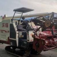 沃得牌履帶自走全喂入式谷物聯合收割機